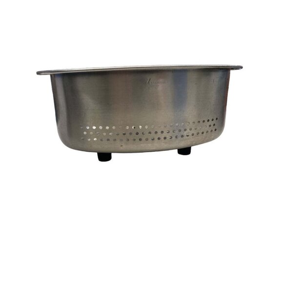 Stainless Steel Corner Sink Strainer With Perforated Design & Rubber Feet For St - Picture 2 of 3